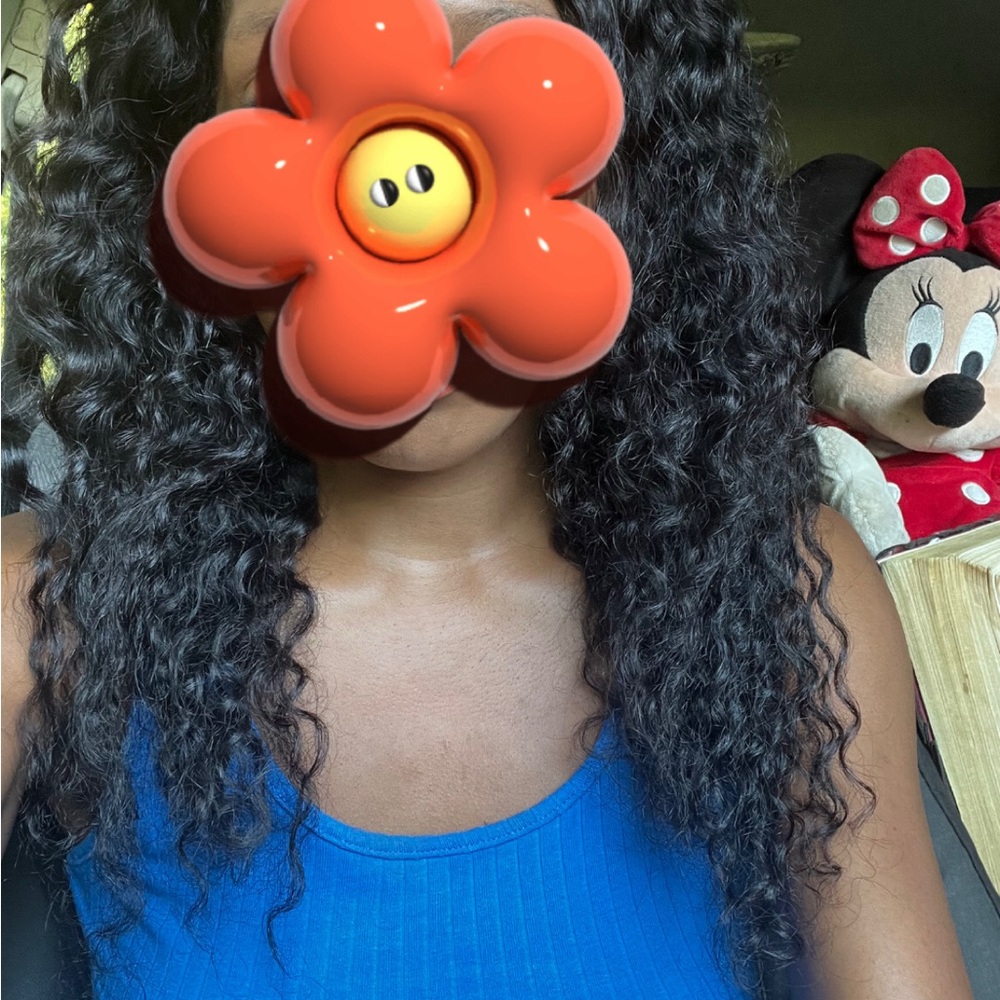 250% Deep Wave Human Blend Frontal Wig